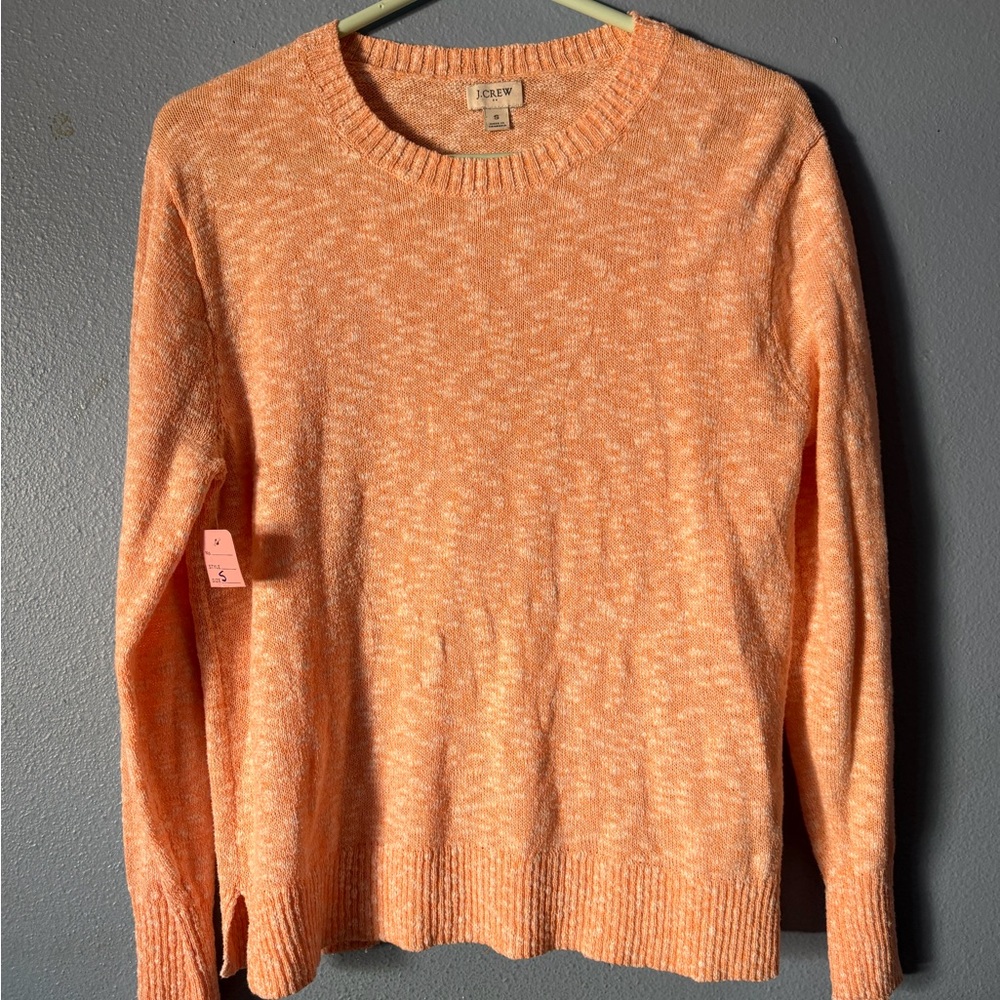 J. Crew Peach Knit Sweater